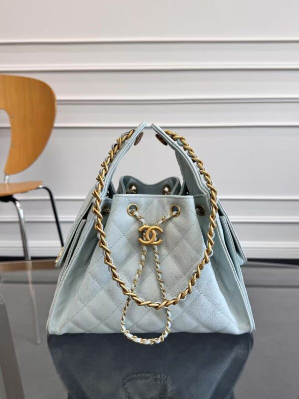 CHANEL 25 SMALL Light Blue(30*26*14cm)