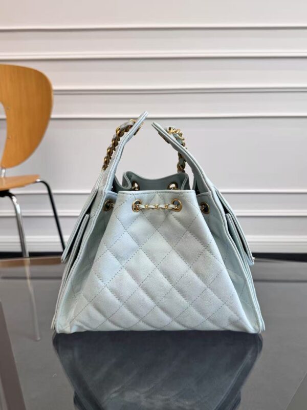 CHANEL 25 SMALL Light Blue(30*26*14cm) - Image 3