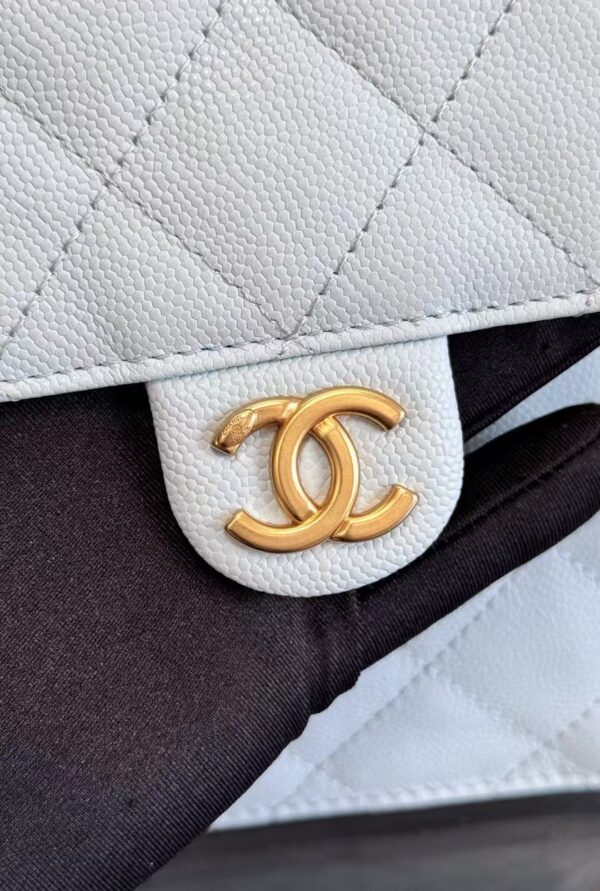 CHANEL 25 SMALL Light Blue(30*26*14cm) - Image 5