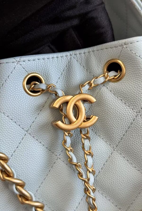 CHANEL 25 SMALL Light Blue(30*26*14cm) - Image 6