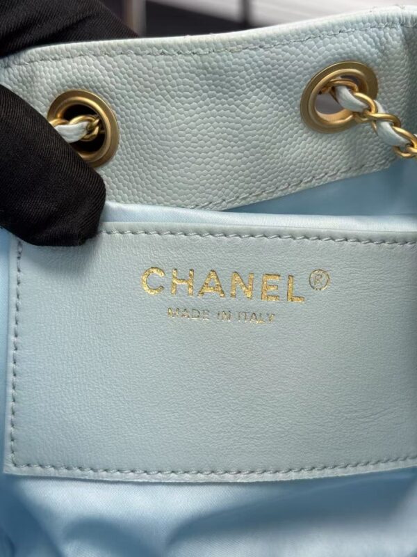 CHANEL 25 SMALL Light Blue(30*26*14cm) - Image 8