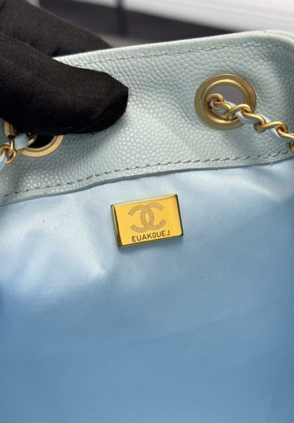 CHANEL 25 SMALL Light Blue(30*26*14cm) - Image 9